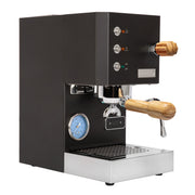 Profitec GO Espresso Machine - Black with Olive Wood