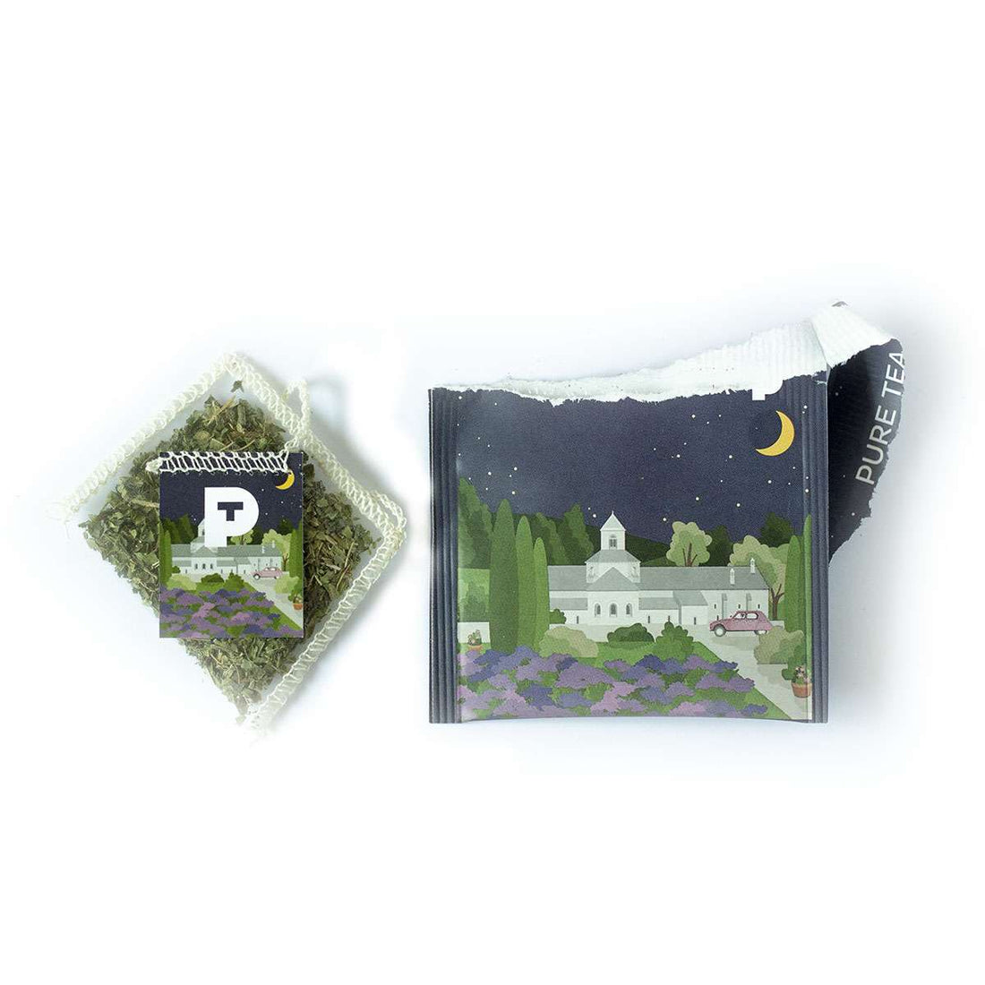 Althaus Pure Tea Claire Verbena Organic Herbal Tea Sachet and Envelope
