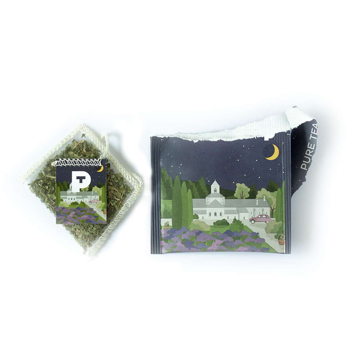 Althaus Pure Tea Claire Verbena Organic Herbal Tea Sachet and Envelope