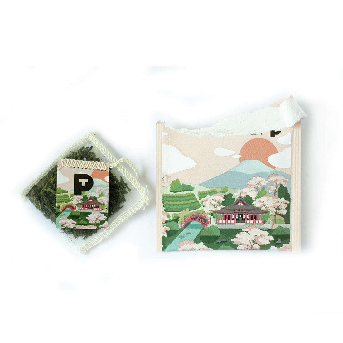 Althaus Pure Tea Hayato Sencha Organic Green Tea Sachet and Envelope