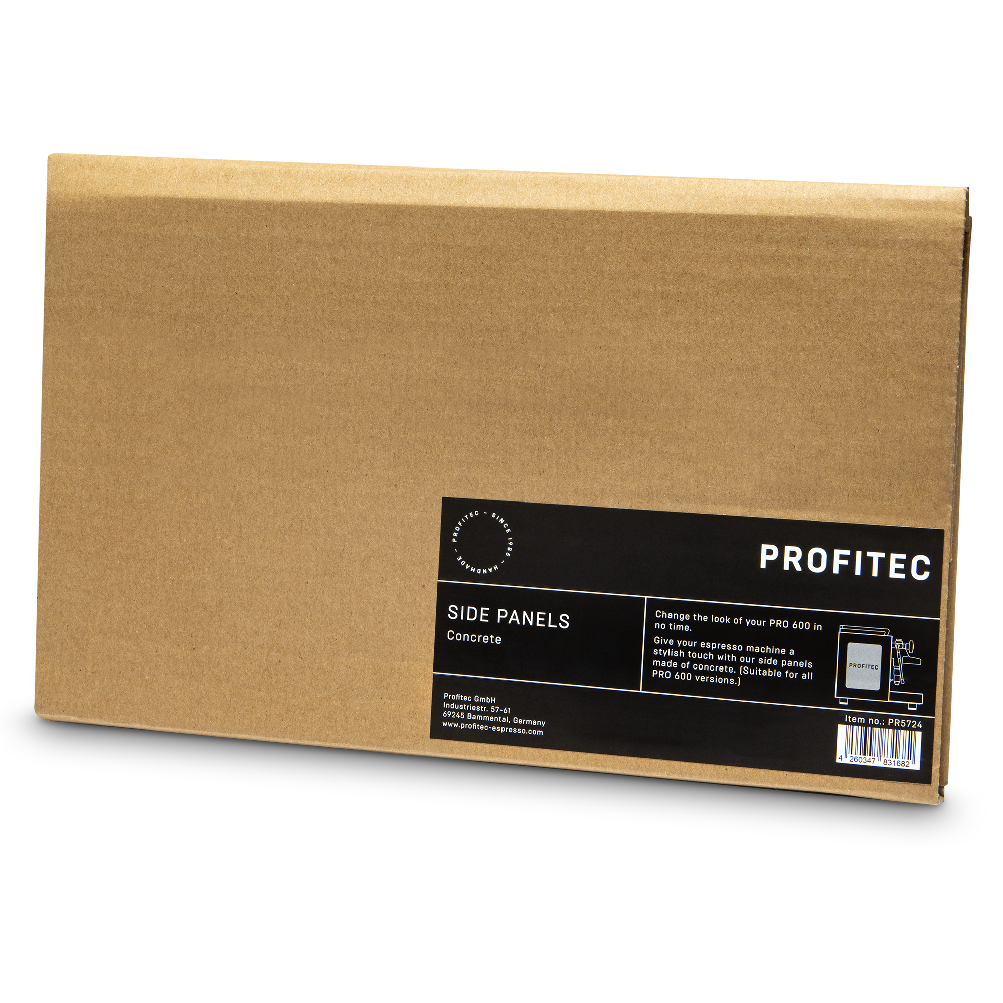 Profitec Pro 600 Side Panels (Set Of 2) - Concrete - Thumbnail 3