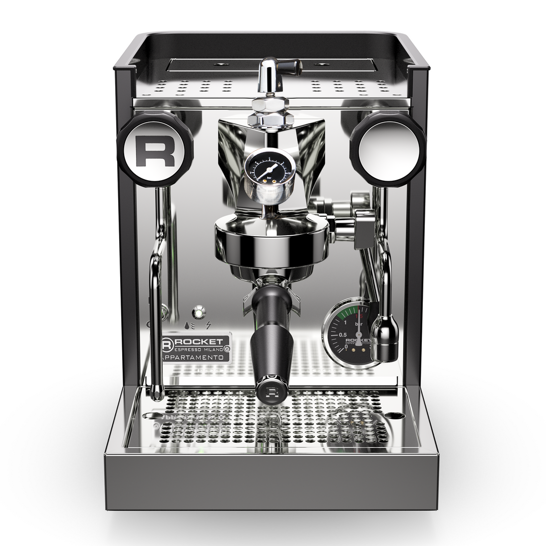 Rocket Espresso Appartamento TCA Espresso Machine with Flow Control - Black and Copper