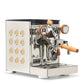 Image 105 of 102 - Rocket Espresso Appartamento TCA Espresso Machine - Stainless Steel with White Stripe