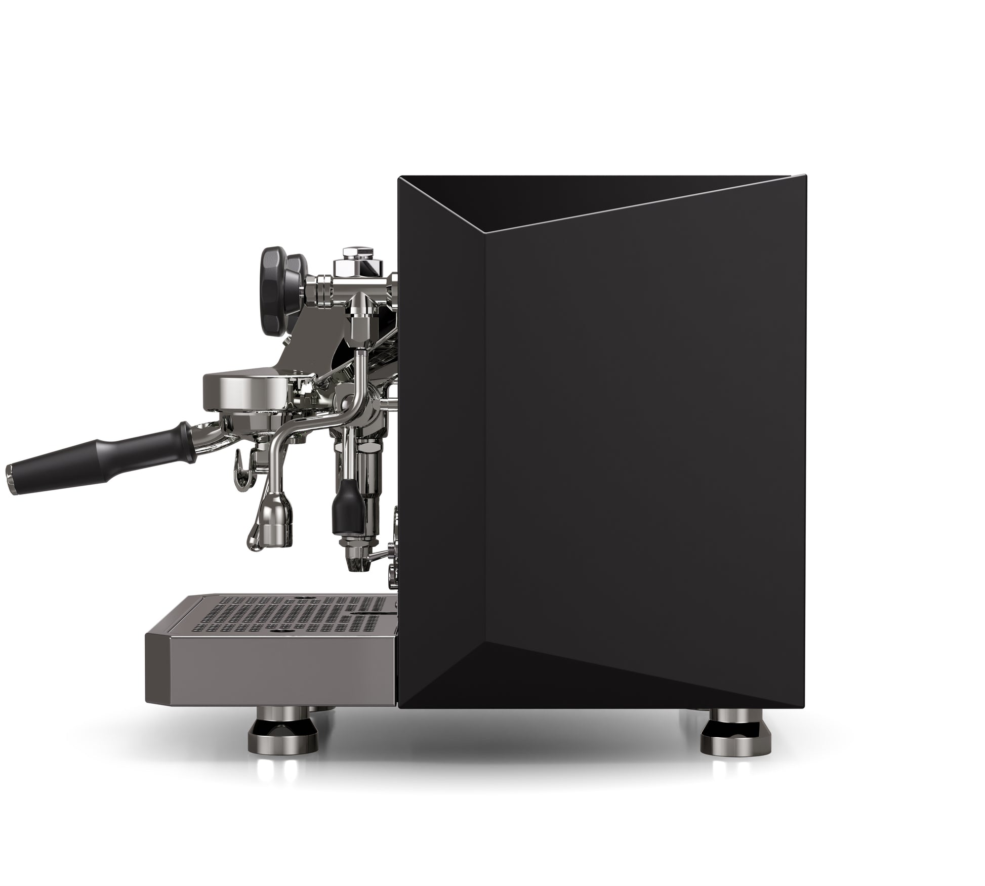 Rocket Espresso Giotto FAST R Black Side Profile || Black