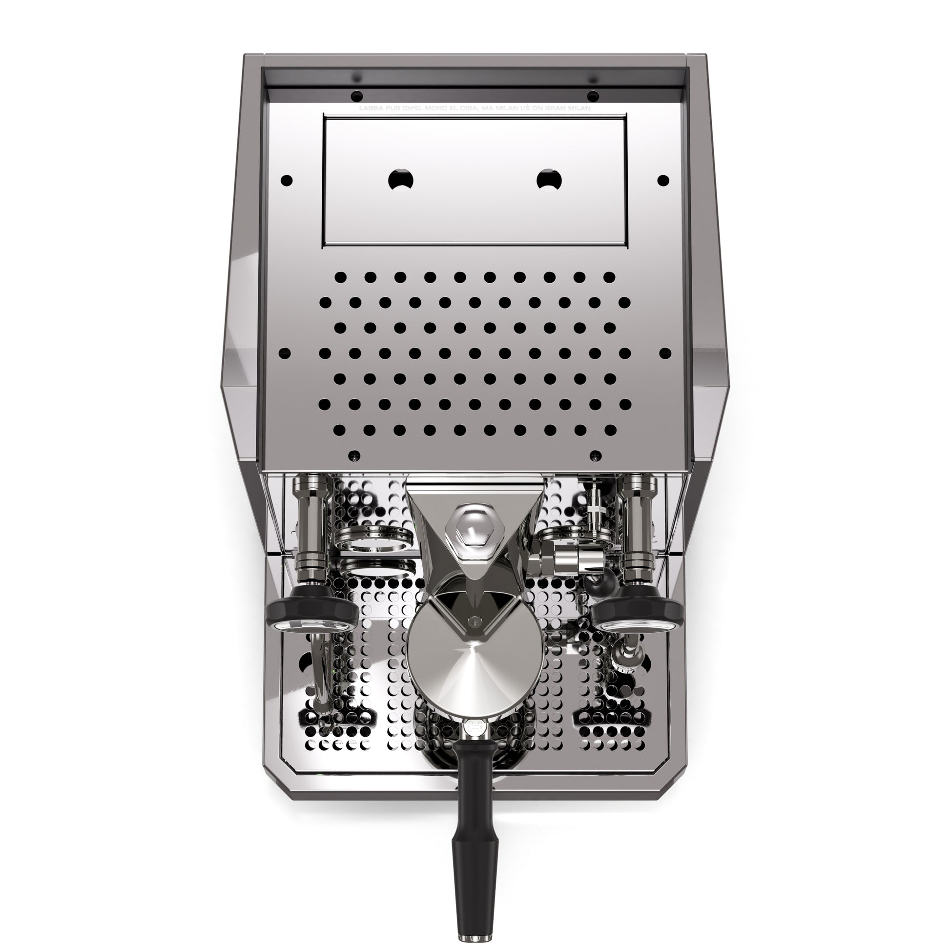 Rocket Espresso Giotto FAST R Stainless Steel Topdown || Stainless Steel