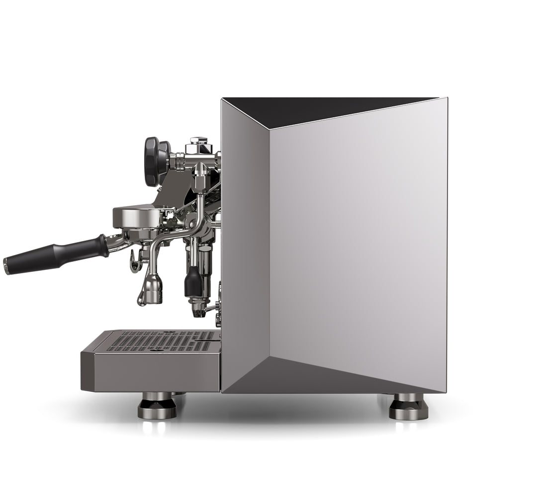 Rocket Espresso Giotto FAST V Stainless Steel Side Profile || Stainless Steel