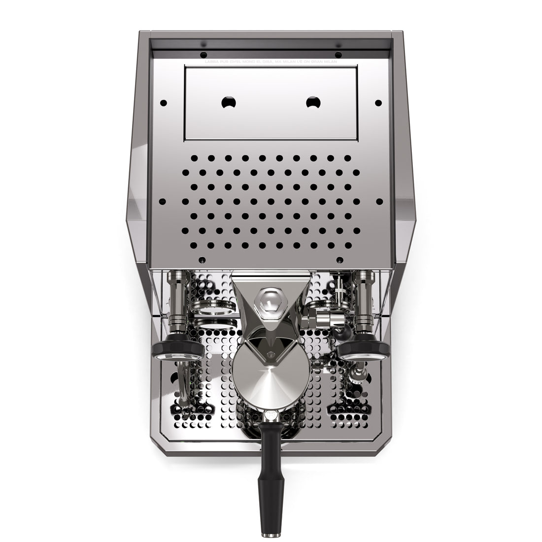 Rocket Espresso Giotto FAST V Stainless Steel Topdown || Stainless Steel