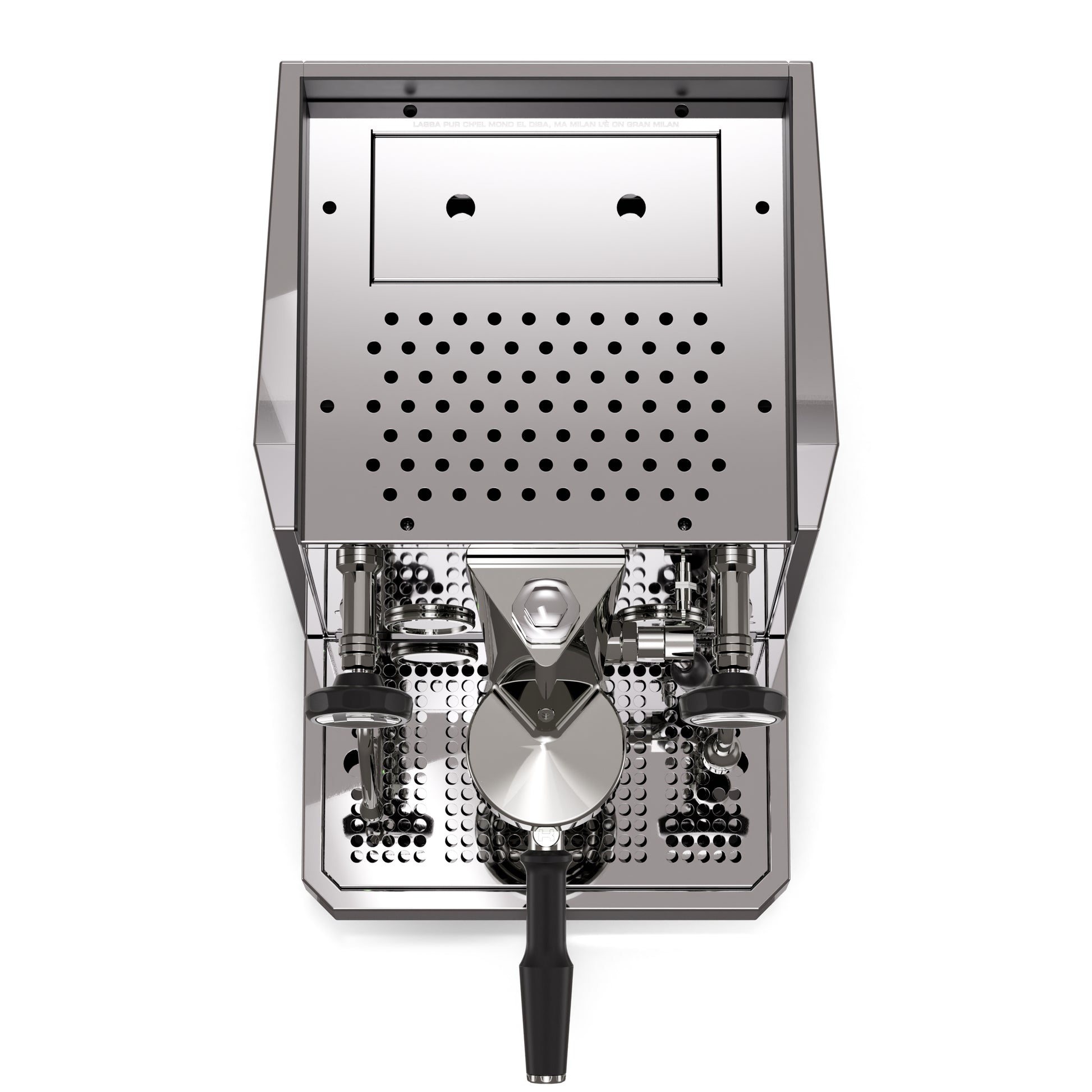 Rocket Espresso Giotto FAST V Stainless Steel Topdown || Stainless Steel
