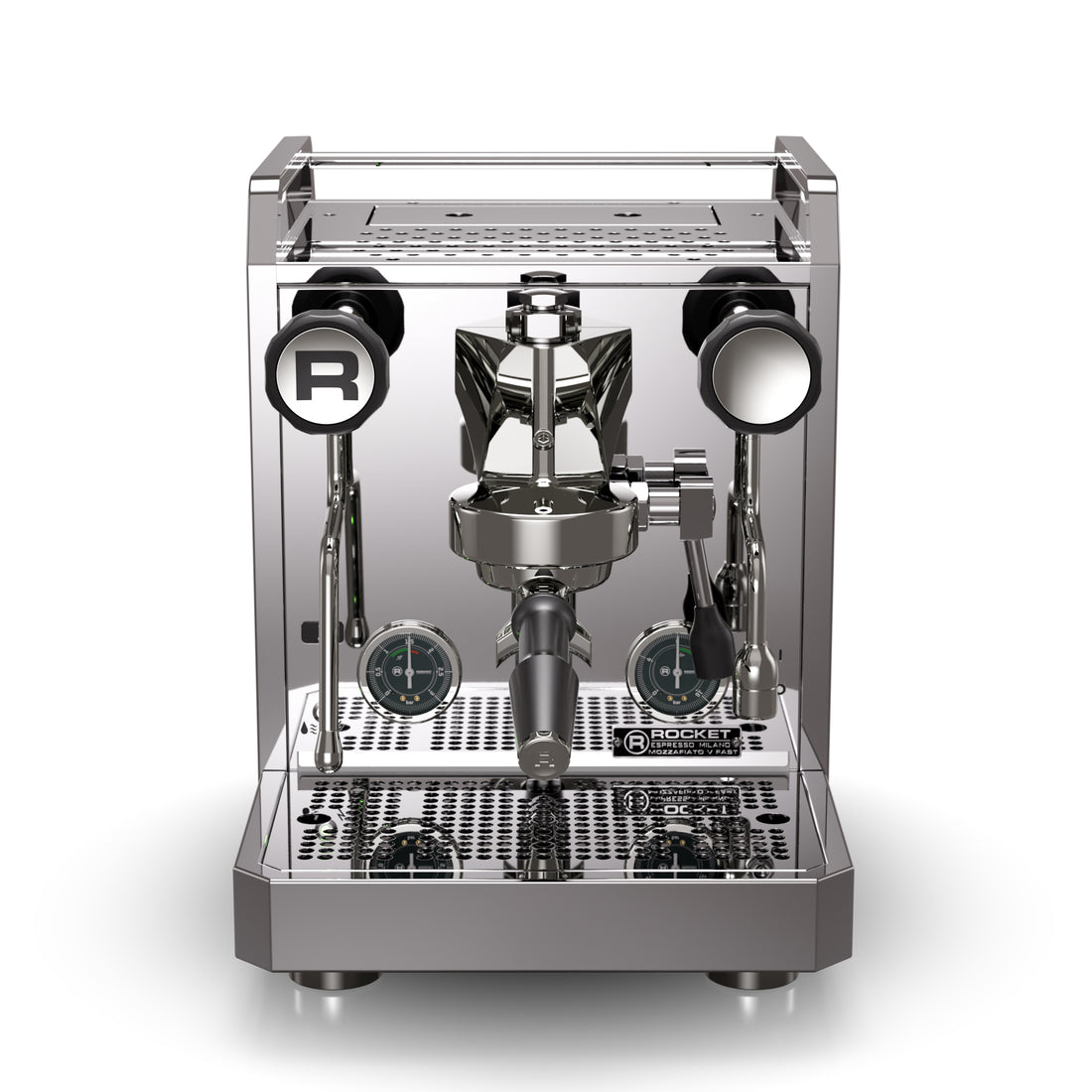 Rocket Espresso Mozzafiato FAST V Stainless Steel Front || Stainless Steel