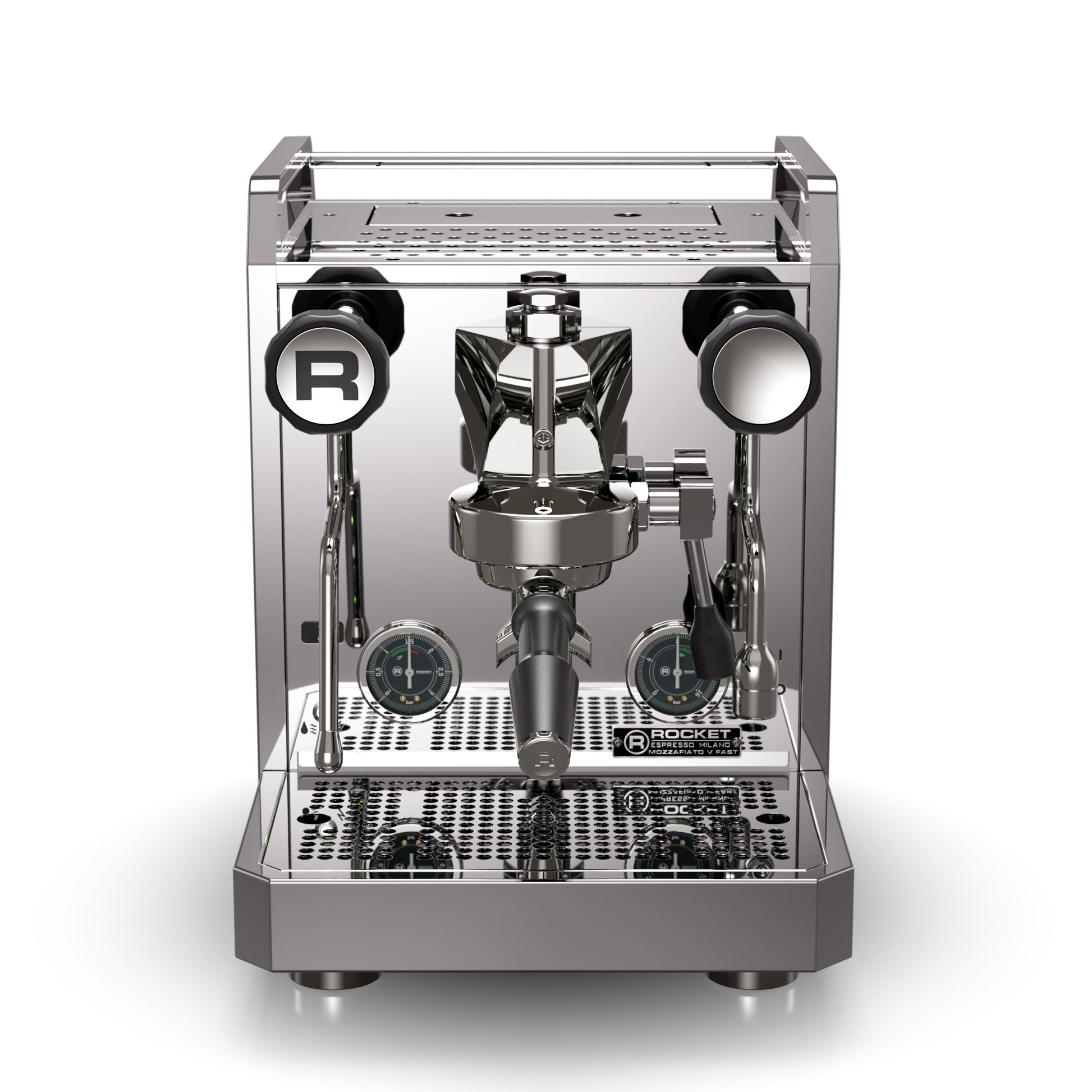 Rocket Espresso Mozzafiato FAST V Stainless Steel Front || Stainless Steel