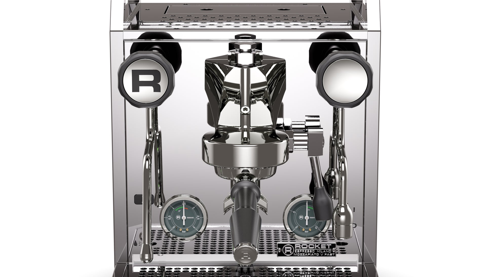 Rocket Espresso Mozzafiato FAST V Stainless Steel Front Panel || Stainless Steel