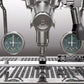 Rocket Espresso Mozzafiato FAST V Stainless Steel Gauge and Portafilter Detail || Stainless Steel