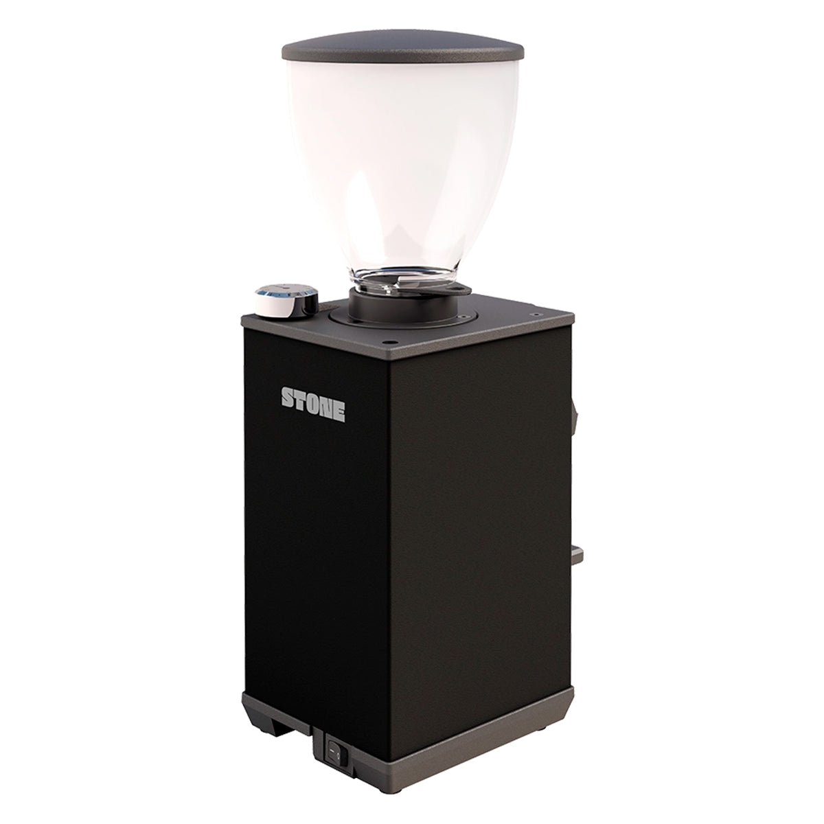 Stone Pebble Grinder in Black Rear Angle || Black
