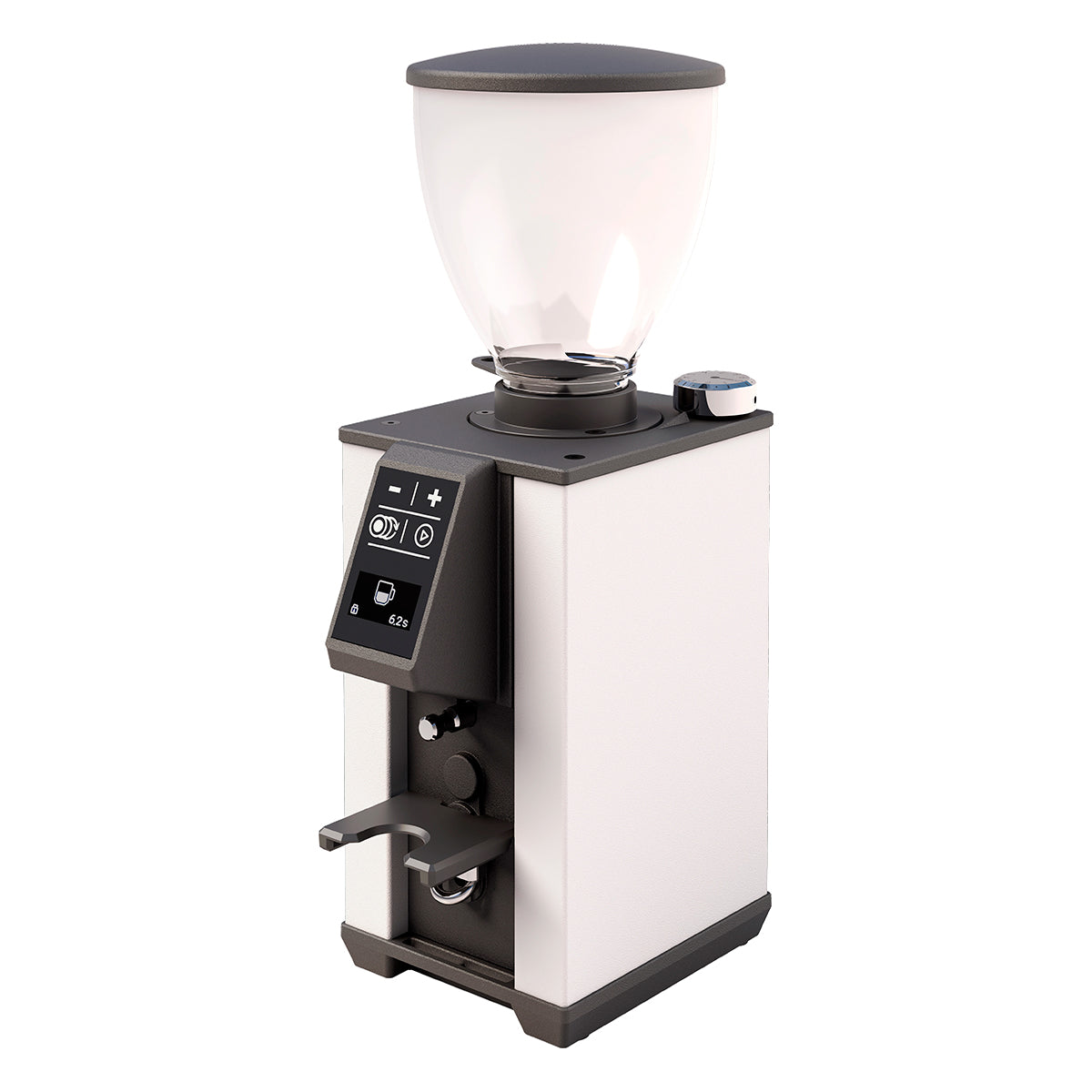 Stone Pebble Grinder in White Left Facing || White
