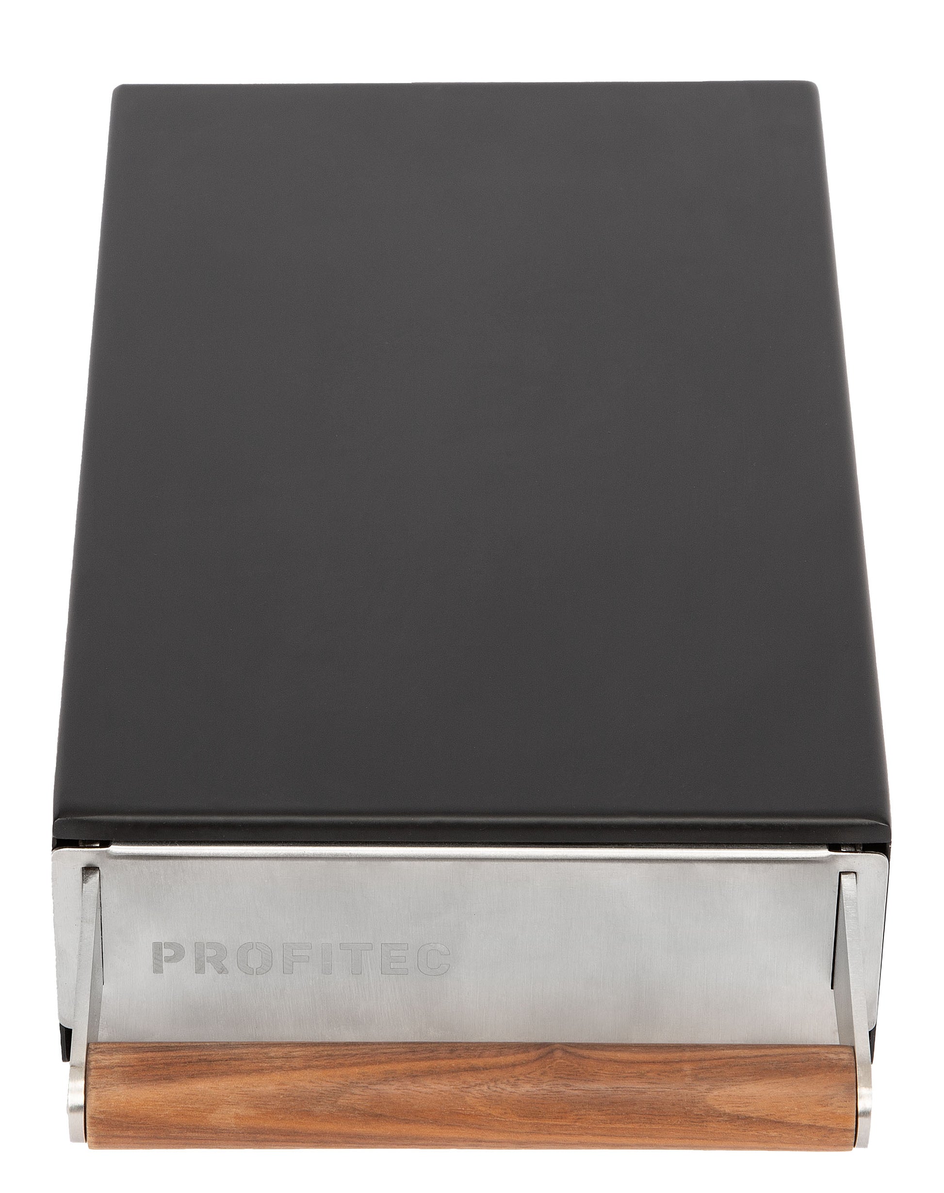 Profitec Knock Drawer Matte Black with Wooden Handle || Matte Black