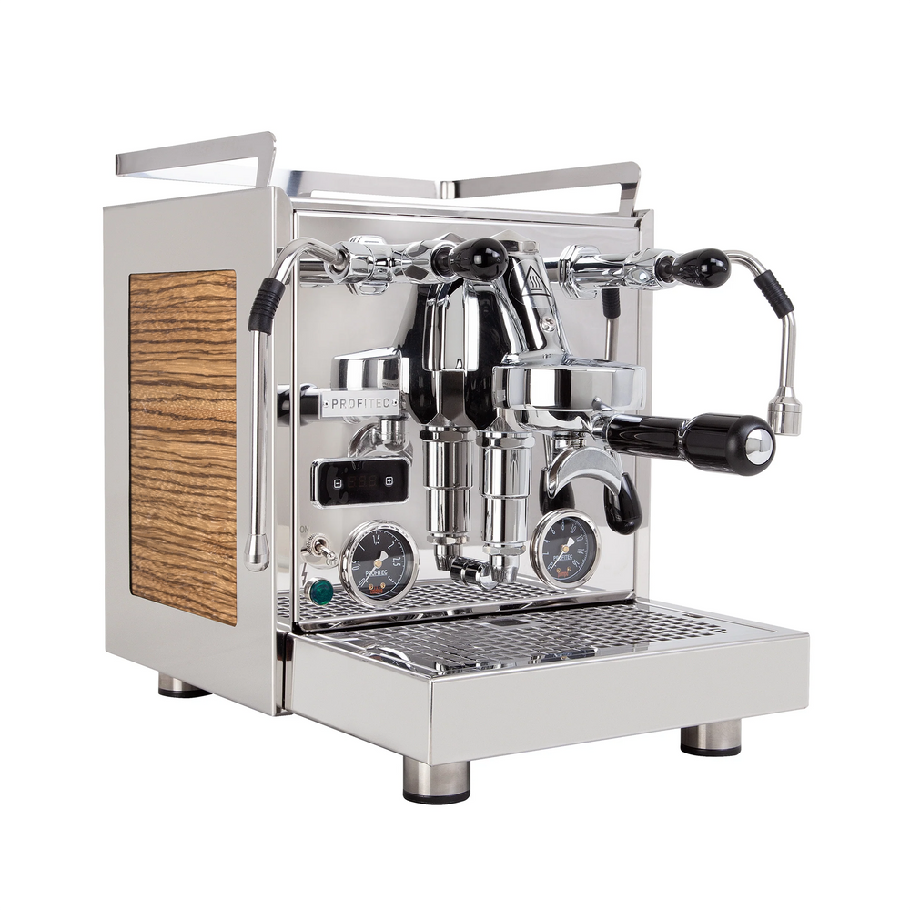 Profitec Pro 600 Dual Boiler Espresso Machine with Quick Steam Plus - Zebra Wood