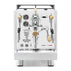 Bezzera LUCE S PID Fast Heating Espresso Machine - Polished Steel / Tiger Maple / Flow Paddle