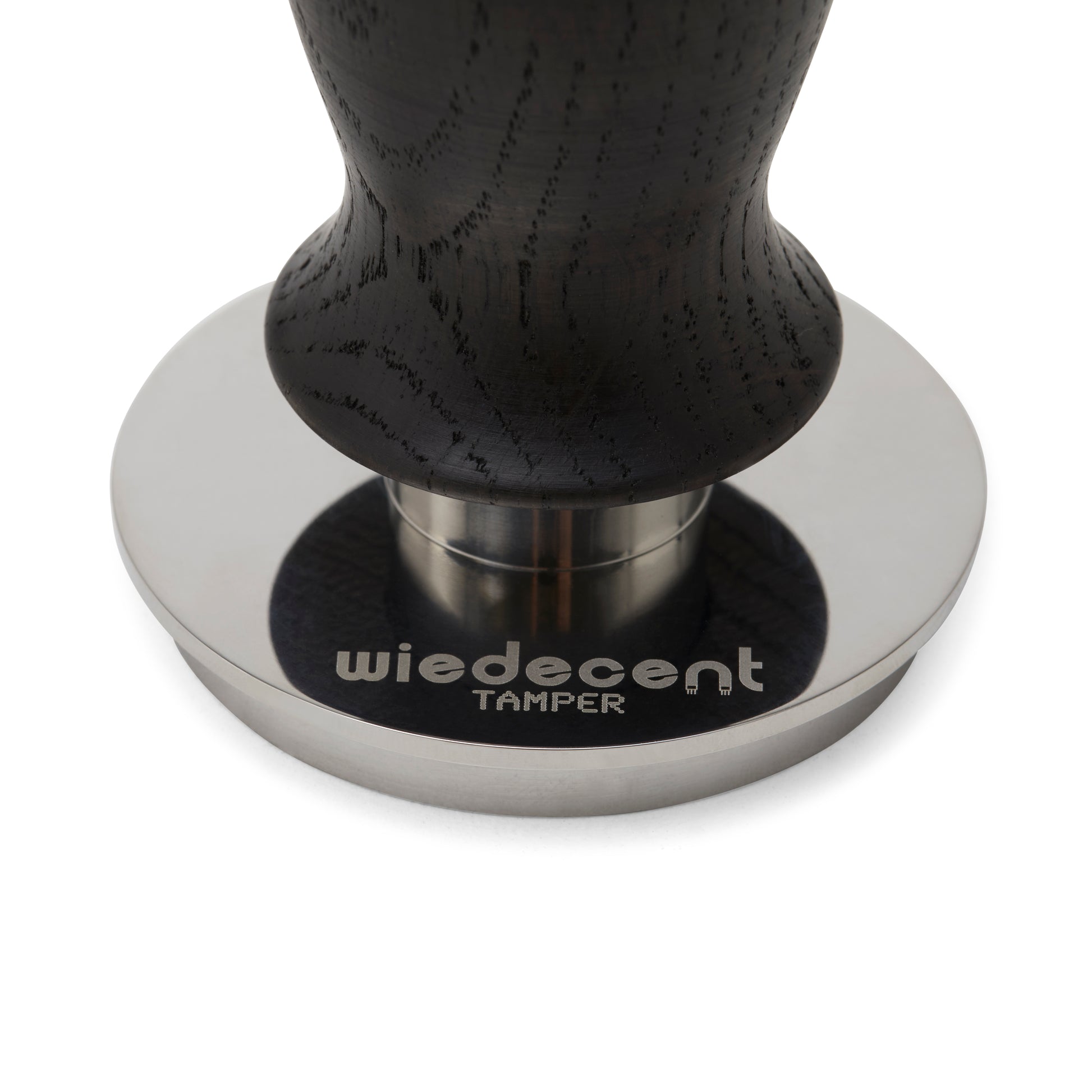 Wiedemann Wiedecent Tamper in Blackened Oak from Downward Angle || Blackened Oak
