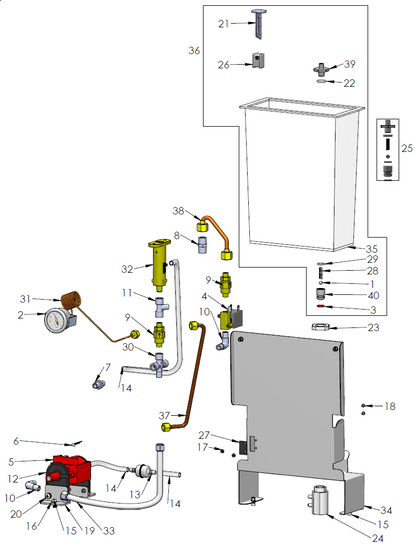 ECM Mechanika V Slim Part Diagram: 82045-2
