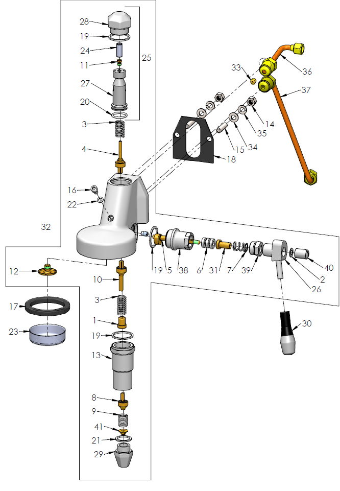 ECM Mechanika V Slim Part Diagram: 82045-5