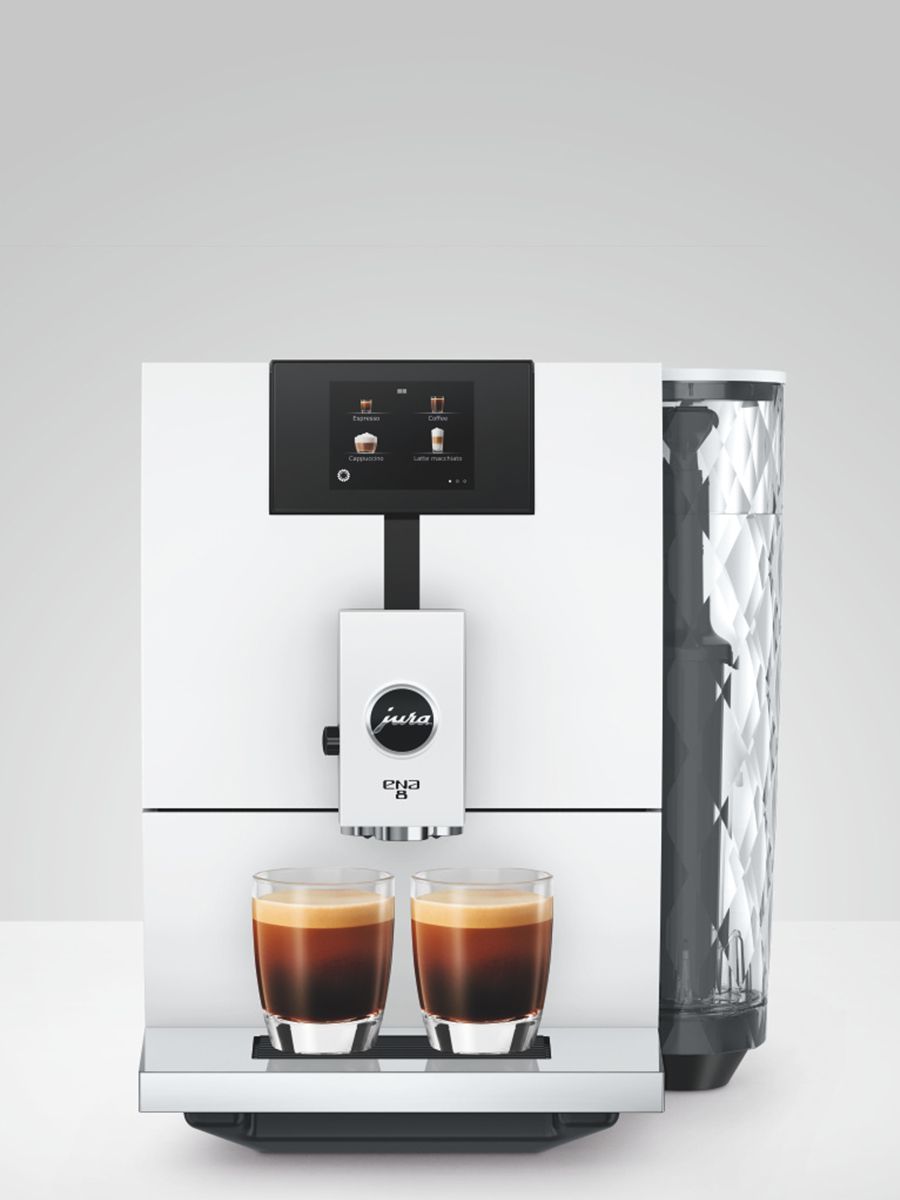 JURA ENA 8 Espresso Machine with Touchscreen Full Nordic White