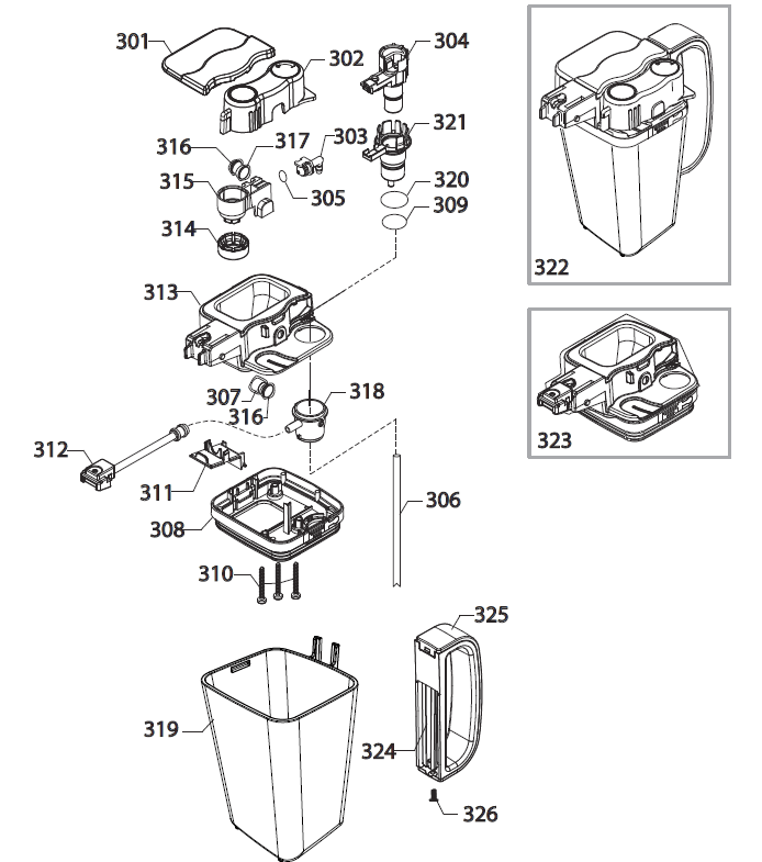 Gaggia Cadorna Prestige Part Diagram EG3002 Whole Latte Love