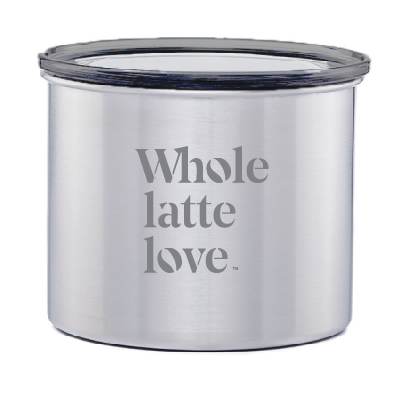 Whole Latte Love Airscape Stainless Steel Coffee Canister - Thumbnail 3