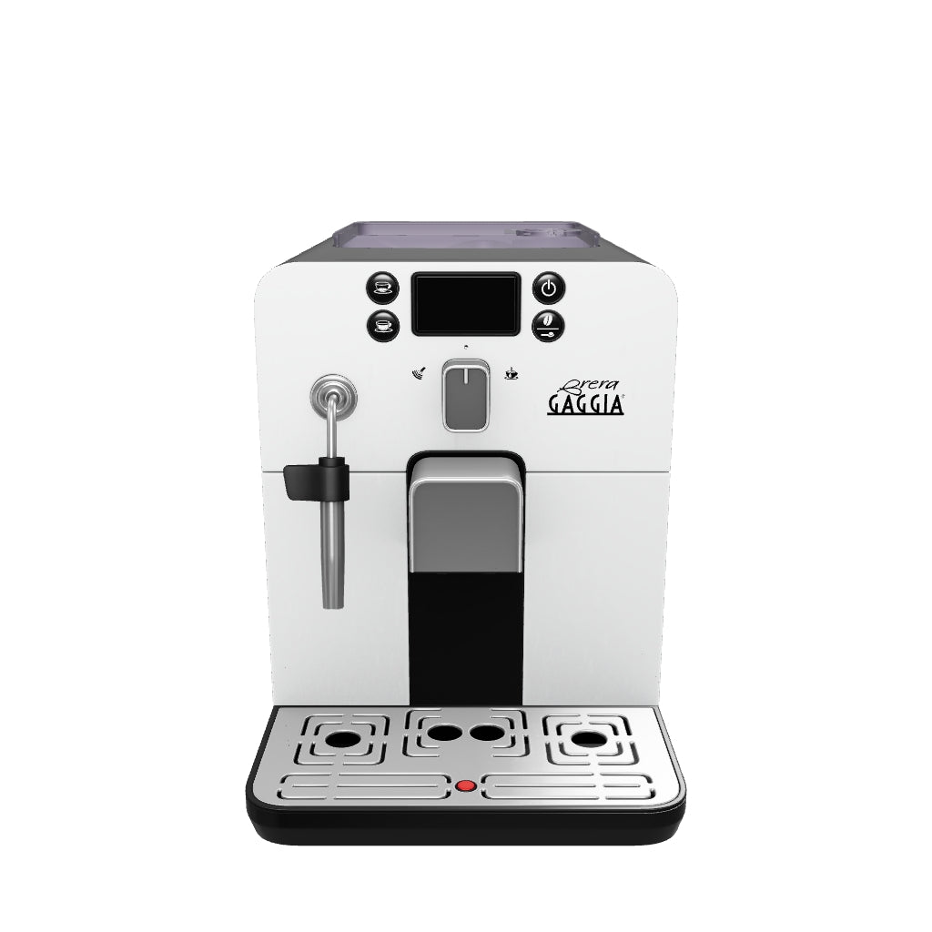 3D Model of Gaggia Brera Espresso Machine in Silver- OPEN BOX