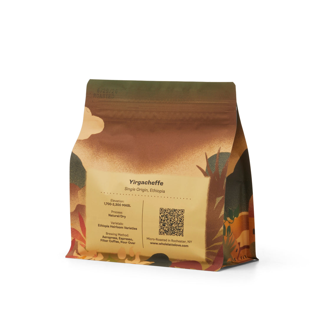 Whole Latte Love Ethiopia G1 Limmu Single Origin Whole Bean Coffee