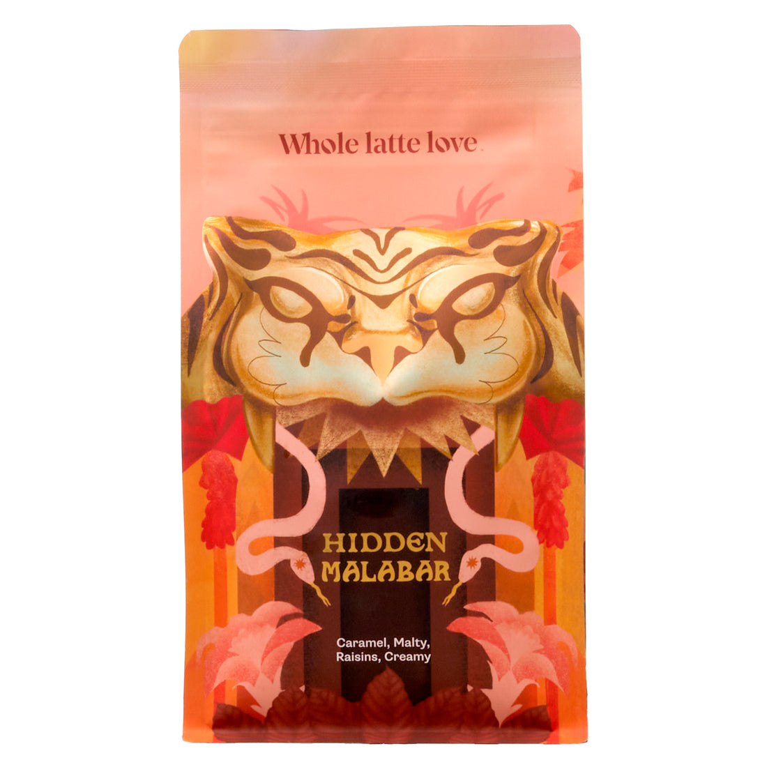 Whole Latte Love Hidden Malabar Single Origin Whole Bean Coffee