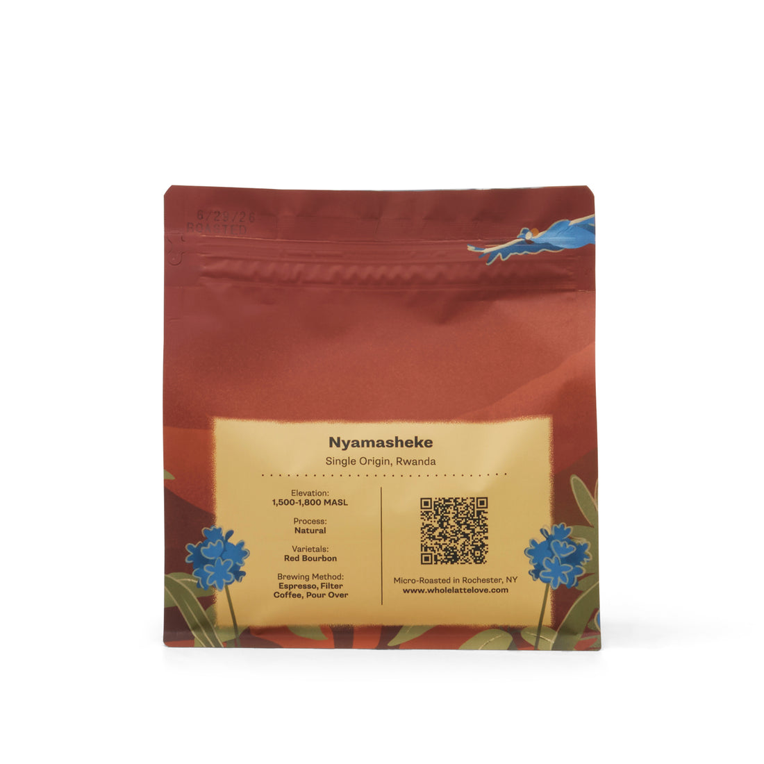 Whole Latte Love Rwanda Single Origin Whole Bean Coffee