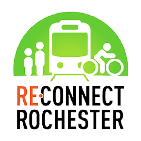 Re-Connect Rochester logo.