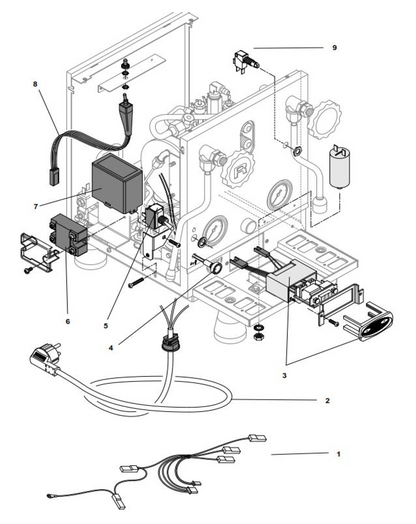Rocket Espresso Giotto Evoluzione R Part Diagram: REGIOEVOR-2