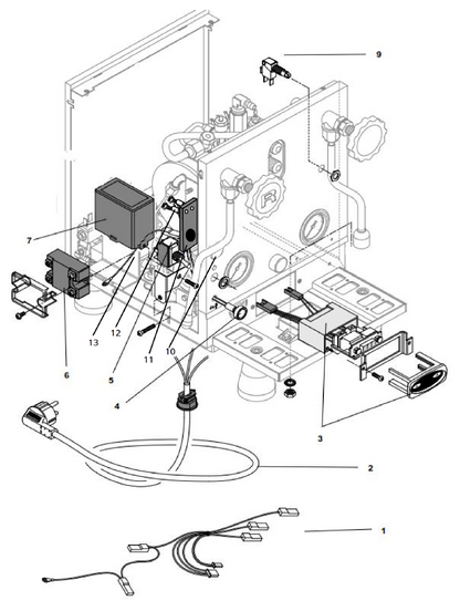 Rocket Espresso Mozzafiato Cronometro V Part Diagram: REMOZZCRONV-2