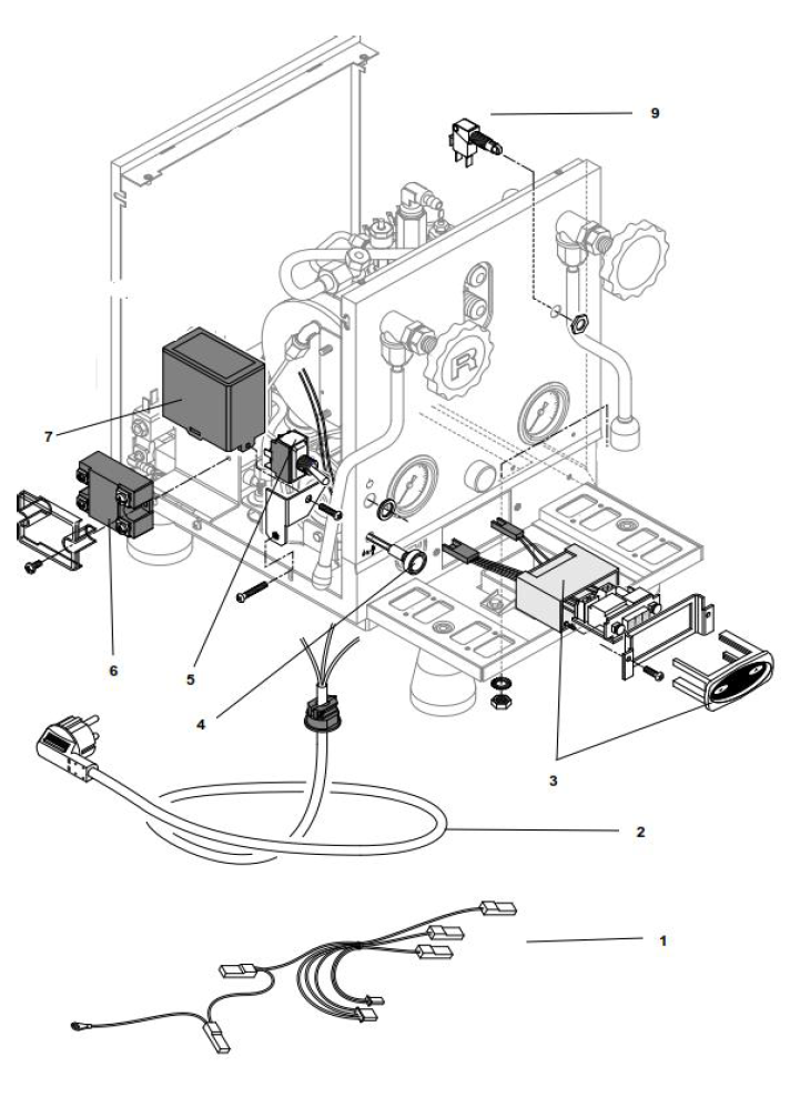 Rocket Espresso Mozzafiato Type V Part Diagram: REMOZZTYPEV-2