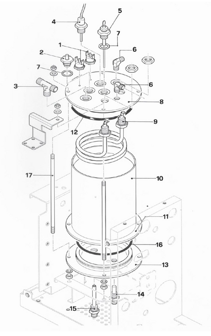 Rocket Espresso Porta Via Part Diagram: REPORTVIA-4