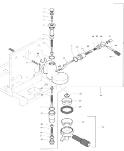 Rocket Espresso R58 Part Diagram RER58 – Whole Latte Love