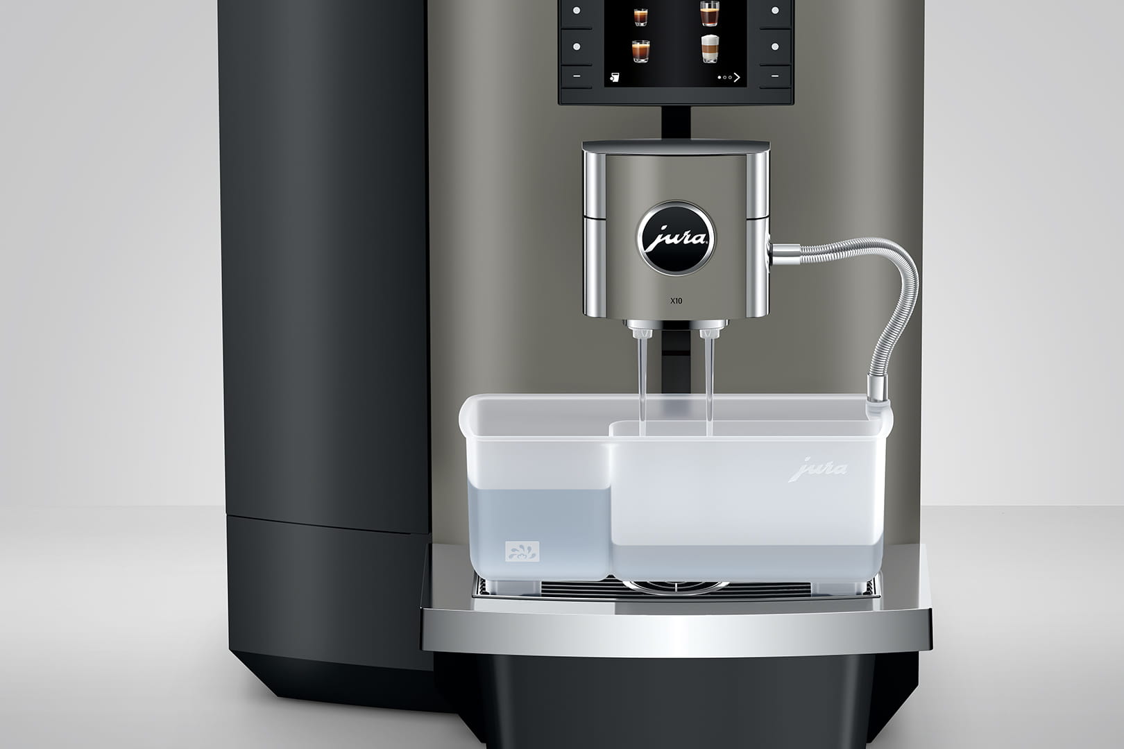 Liora_K_0101•*¨*•.¸♬︎ JURA X10 Dark Inox Espresso Machine – Whole Latte Love
