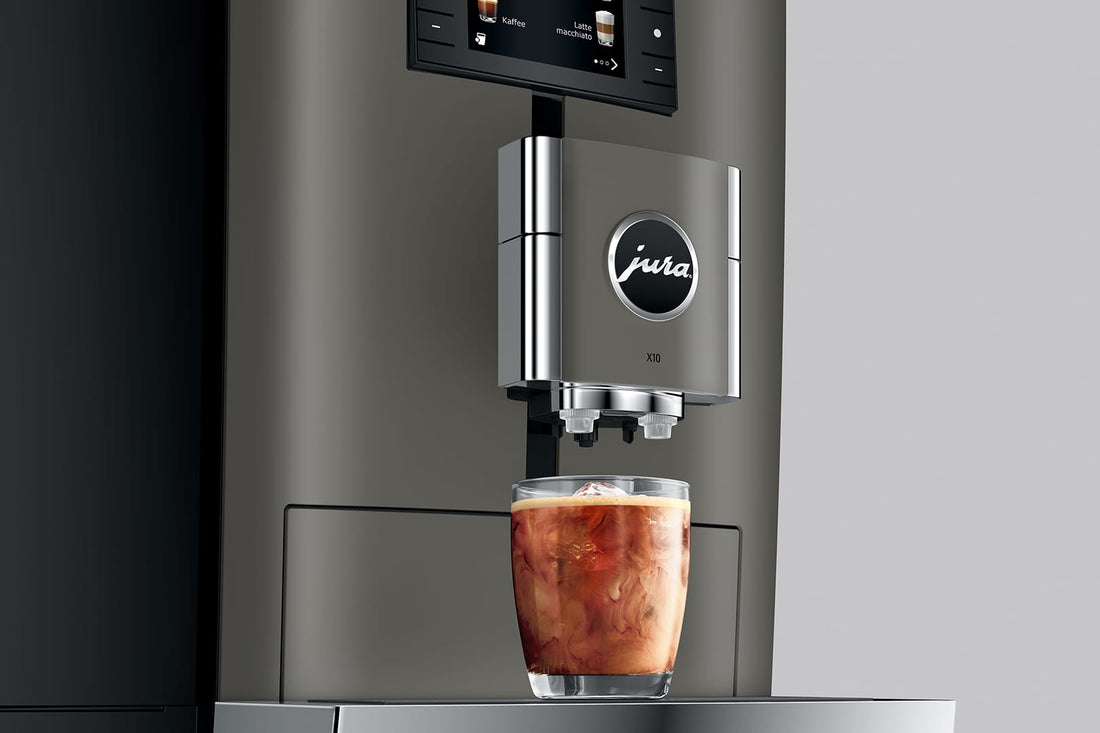 JURA X10 Dark Inox Espresso Machine – Whole Latte Love