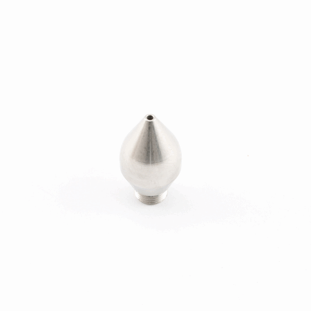 Steam Tip, Single Hole 8.5mm Male Thread Base
