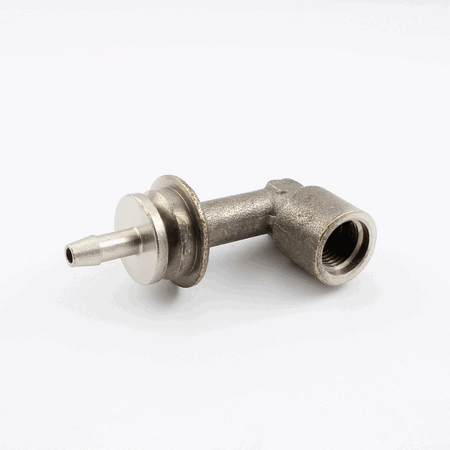 Steam Tube Elbow Connector, Plated Brass Base