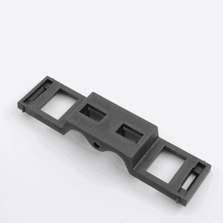 Support Panel For Switches And Lights, Black Plastic Base