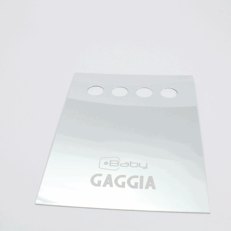 Chrome Face Plate, Laser Etched Chrome Base