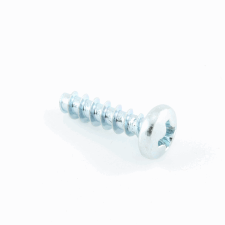 Screw, Self Tapping Galvanized Steel For Plastic Base