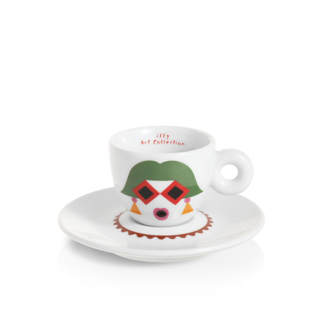 Olympia Cafe Espresso Cups Red 100Ml 35Oz Porcelain Coffee Milk Jugs 12pc