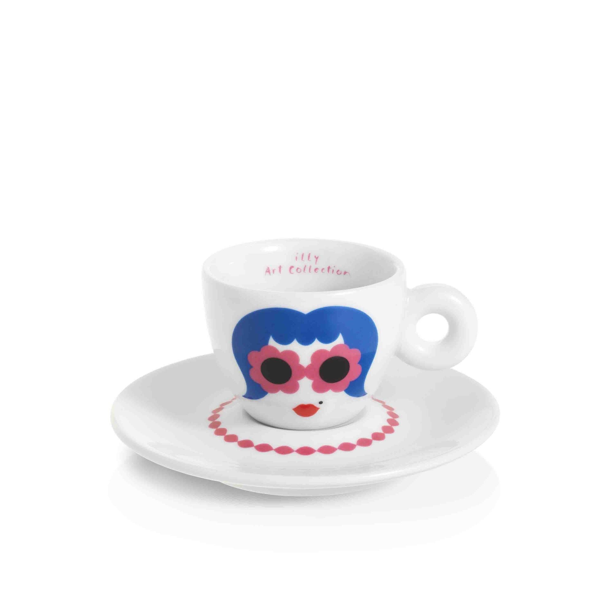 illy Art Collection Olimpia Zagnoli Espresso Cups - Set of 2