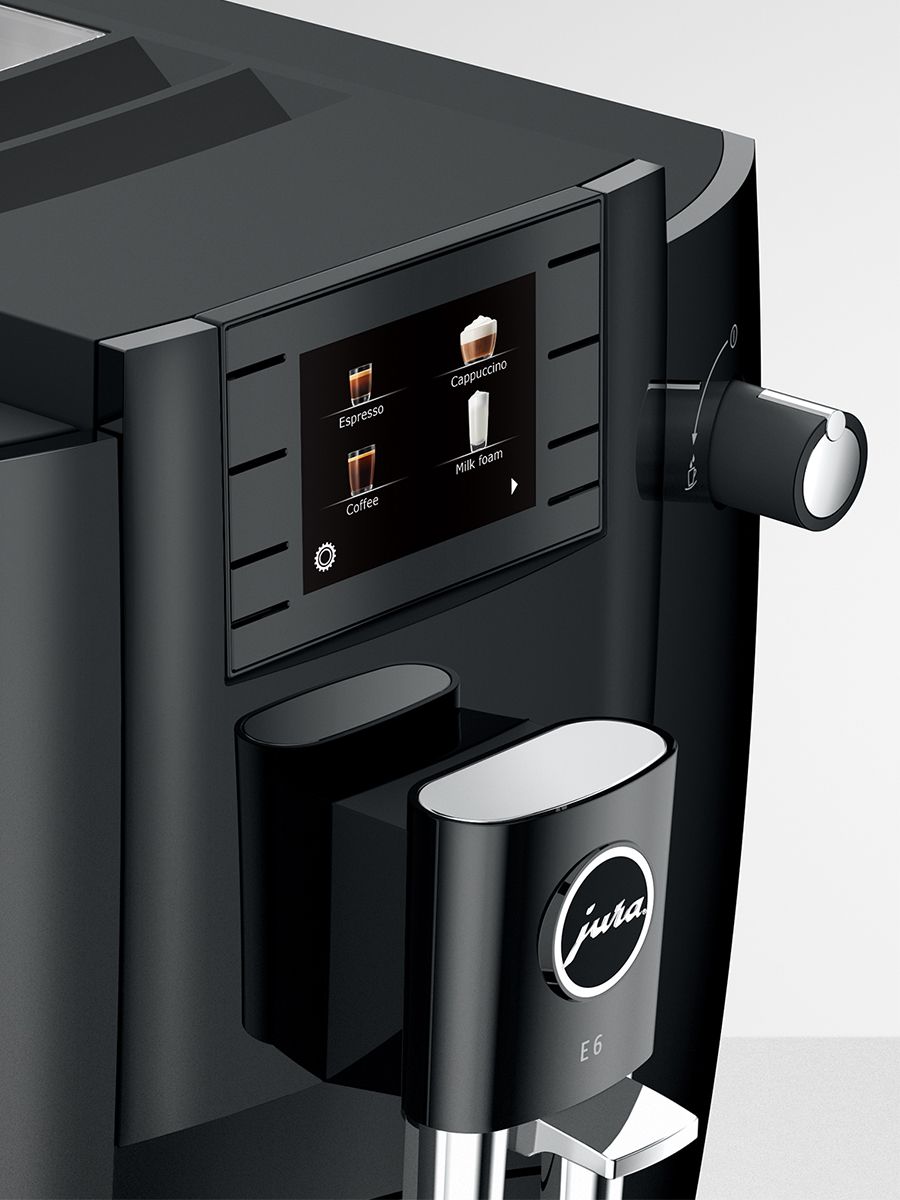 JURA E6 Automatic Espresso Machine in Piano Black (NAA)
