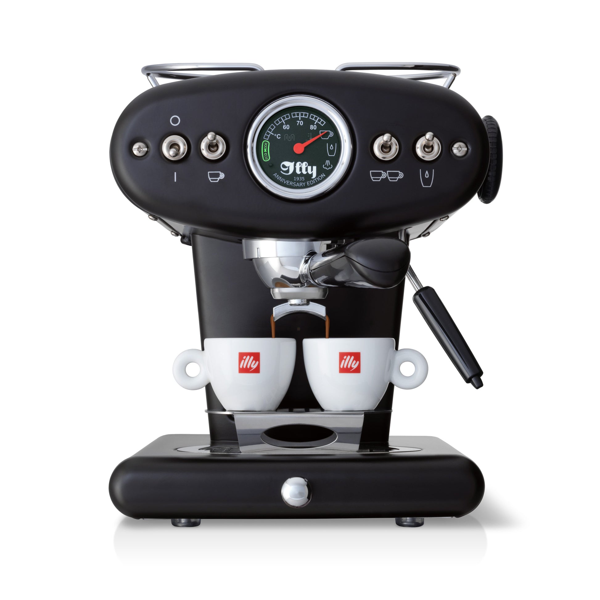 Illy X1 Anniversary ESE & Ground Espresso Machine (Black)