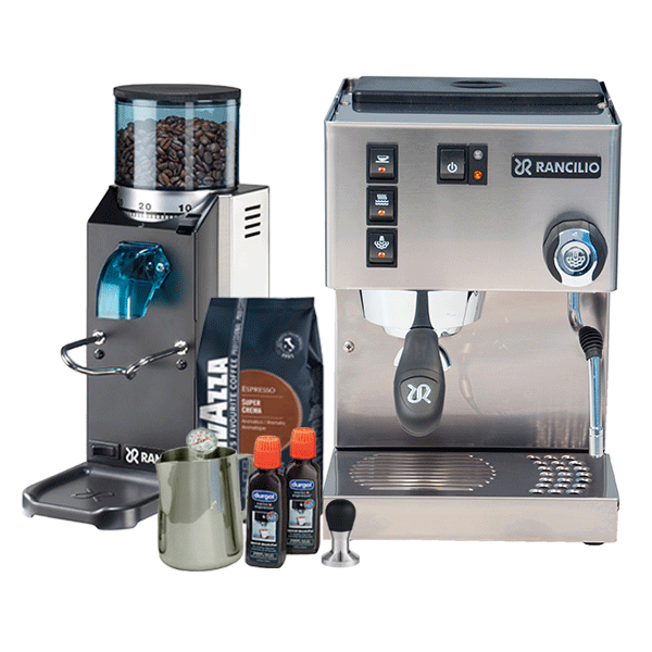 Rancilio Silvia M And Rocky Doserless Essentials Pack Base