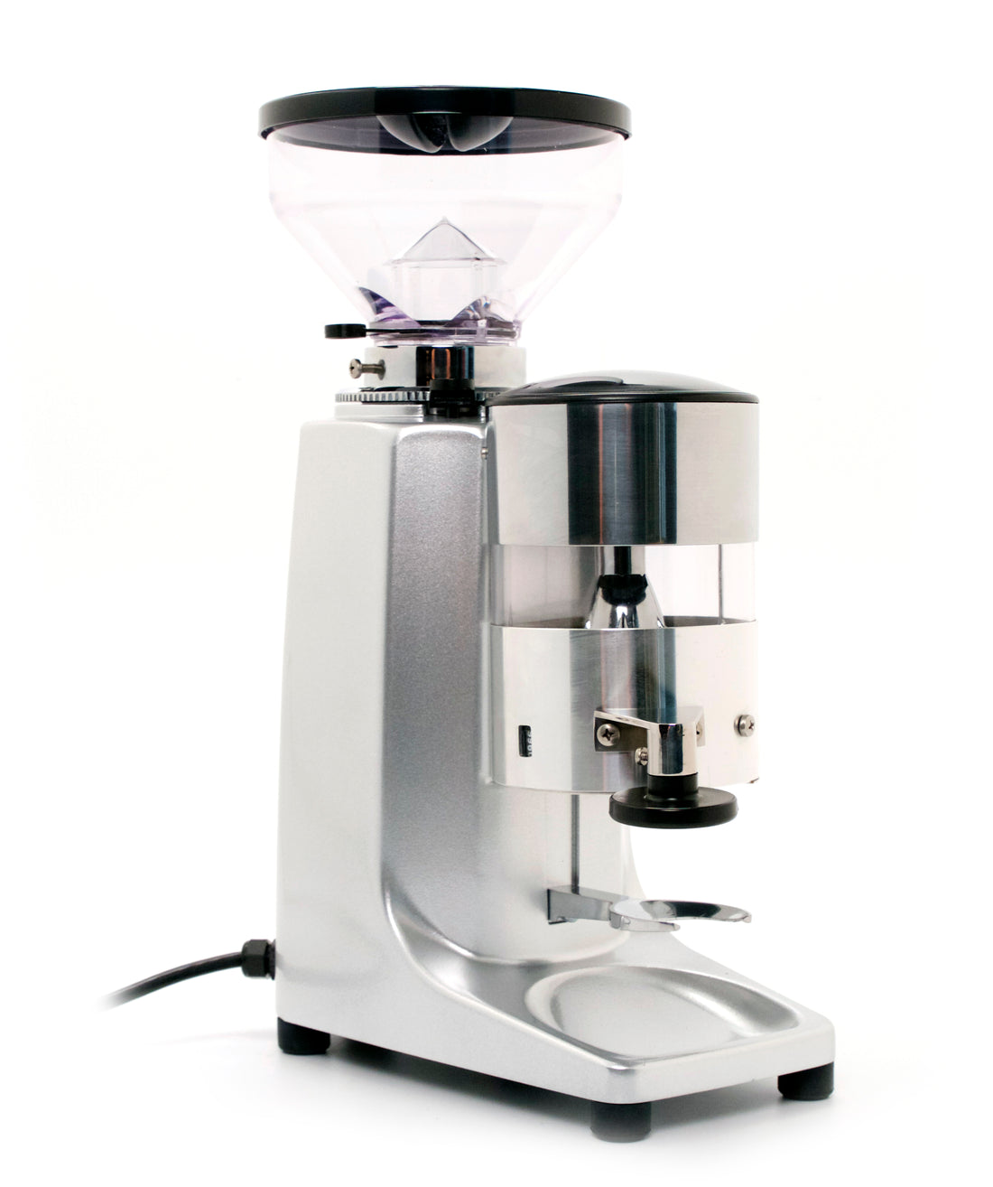 Quamar M80 Manual Grinder in Silver.